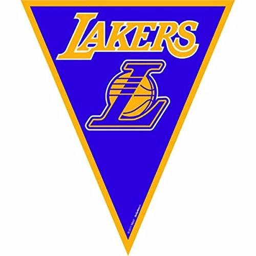 "Los Angeles Lakers NBA Collection" Pennant Banner, Party Decoration