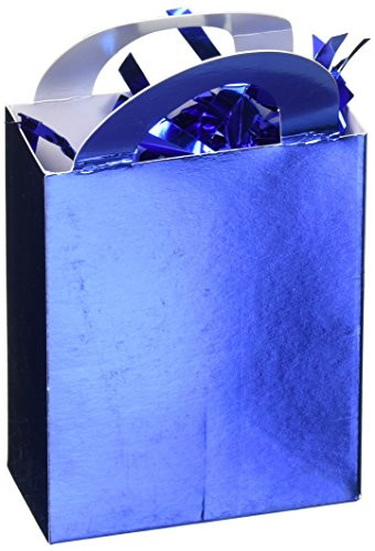 Mini Tote Balloon Weight | Blue | Party Decor |12 Ct.