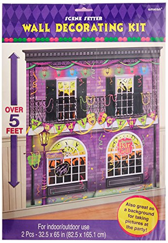 Mardi Gras Party Scene Setters Wall Decorating Kits, 6 Ct.