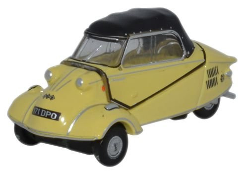 Oxford Diecast 76MBC002 Messerschmitt KR200 Cabrio Mimosa Yellow by Oxford Diecast