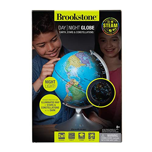 Brookstone Globe for Kids Interactive Light Up World and Constellation Globe