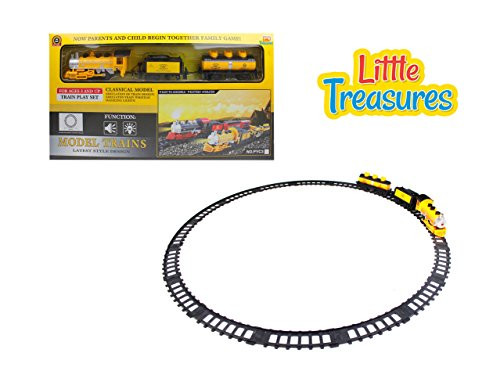 Little Treasures Magnificent Sleek Looking Train Rumble Down The Tracks to its Destination, Bright Yellow Little Treasures Magnificent Sleek Looking Train Rumble Down The Tracks to its Destination, Bright Yellow