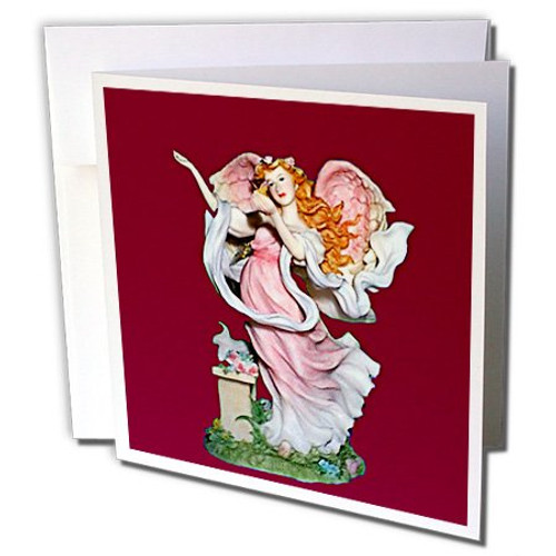 3dRose Angel - Greeting Cards, 6 x 6 inches, set of 6 (gc_558_1) 3dRose Angel - Greeting Cards, 6 x 6 inches, set of 6 (gc_558_1)