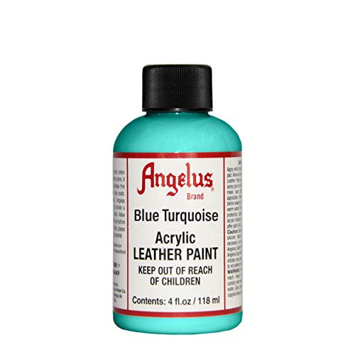 Angelus Leather Paint 4 Oz Blue Turquoise