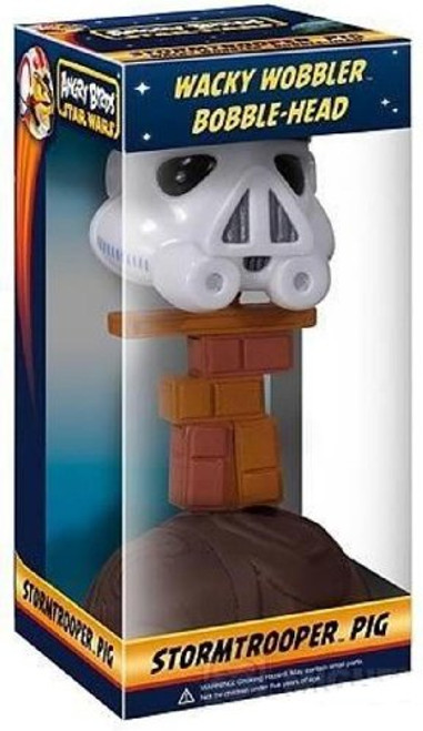 Angry Birds: Star Wars Wacky Wobbler Stormtrooper Piggy Bobble Head Angry Birds: Star Wars Wacky Wobbler Stormtrooper Piggy Bobble Head