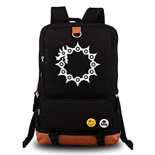Siawasey The Seven Deadly Sins Anime Cosplay Luminous Backpack Shoulder School Bag