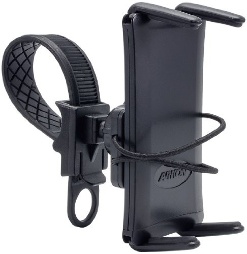 Arkon Bike Handlebar Phone Strap Mount for iPhone XS Max XS XR X 8 Galaxy Note 9 8 Galaxy S10 S9 Retail Black