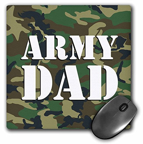 3dRose LLC 8 x 8 x 0.25 Inches Mouse Pad, Army Dad Green Camouflage (mp_15404_1) 3dRose LLC 8 x 8 x 0.25 Inches Mouse Pad, Army Dad Green Camouflage (mp_15404_1)