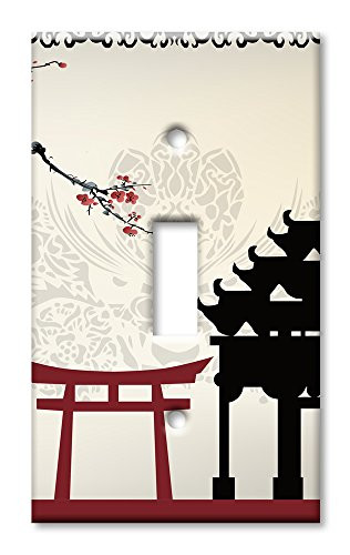 Art Plates Brand Single Toggle Switch / Wall Plate - Asian
