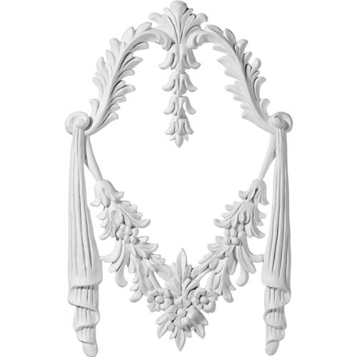 Ekena Millwork ONL07X11HU 7 5/8-Inch W X 11 7/8-Inch H X 1/2-Inch P Hurley Center Onlay