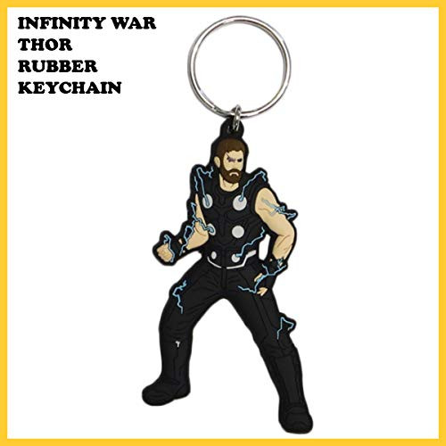Marvel 68859 Avengers Thor Soft Touch Key Ring, Multi Color