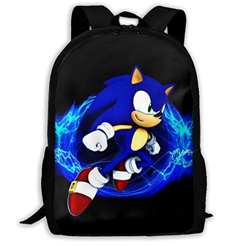 Hedgehogs Sonic Backpack Shoulder Bag Travel Bags Laptop Bag School Bag For Boys Girls