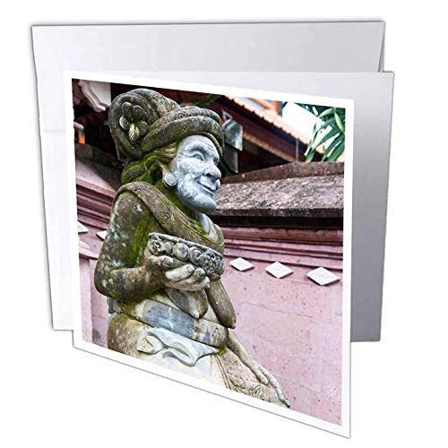 3dRose Bali Indonesia A Typical Indonesian House in Pemogan-AS11 MWR0050 Micah Wright Greeting Cards, Set of 6 (gc_75292_1)