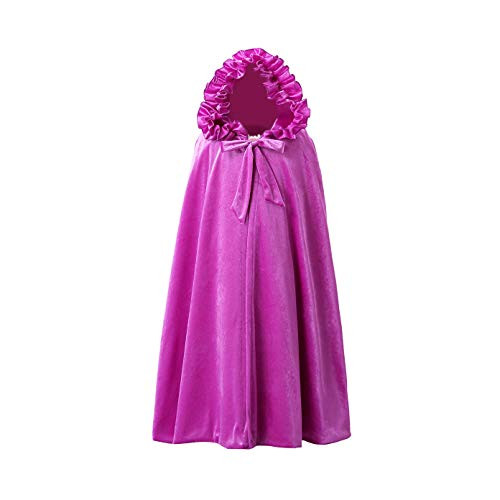Bankids Princess Cape Christmas Princess Hooded Long Cape Cloak Costume for Girls Dress Up 3-8Years(M,Purple) Bankids Princess Cape Christmas Princess Hooded Long Cape Cloak Costume for Girls Dress Up 3-8Years(M,Purple)