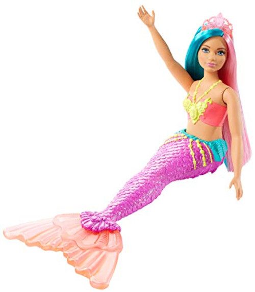 Barbie Dreamtopia Mermaid Doll, 12-inch, Teal and Pink Hair Barbie Dreamtopia Mermaid Doll, 12-inch, Teal and Pink Hair