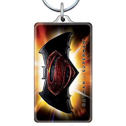 DC Comics Batman vs. Superman Rectangular Lucite Key Ring