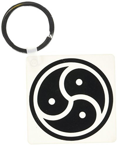 3dRose BDSM symbol - Key Chains, 2.25 x 4.5 inches, set of 2 (kc_159640_1)
