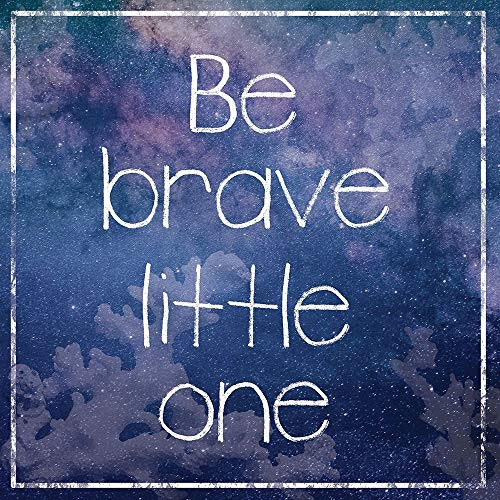 Posterazzi PDXGLSQ208ASMALL Be Brave Photo Print, 18 x 18, Multi