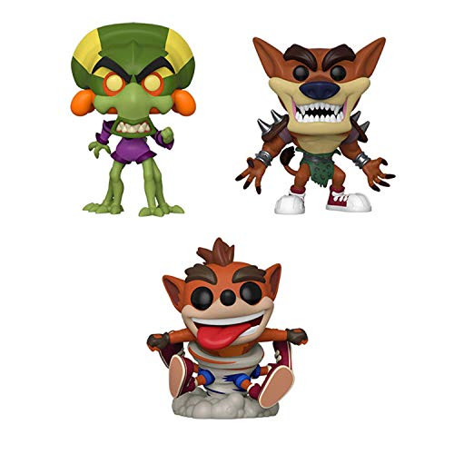 Funko Pop!: Bundle of 3: Crash Bandicoot - Crash, Tiny Tiger and Nitros Oxide
