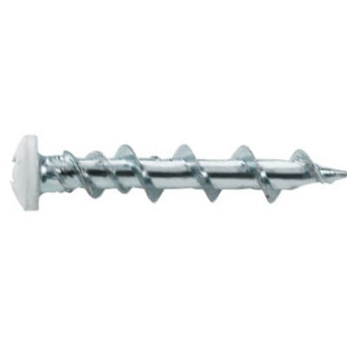 The Hillman Group 42007 3/16-Inch by 1-1/4-Inch WallDog Pan Head Phillip Screw, White