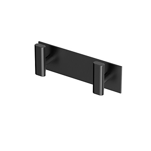 Gatco Elevate All Modern D?r Rectangle Double Hook, Matte Black
