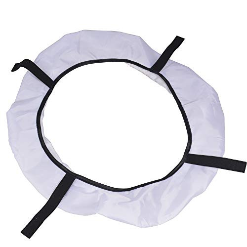 Softbox Diffuser for 18" Ring Video Light, Riqiorod Collapsible Photography Video Light Softbox Sock for Neewer 75W Ring Fluorescent Light Flash Light (18" White)