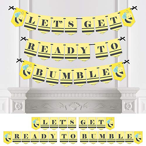 Big Dot of Happiness Honey Bee - Baby Shower or Birthday Party Bunting Banner - Party Decorations - Let's Get Ready to Bumble Big Dot of Happiness Honey Bee - Baby Shower or Birthday Party Bunting Banner - Party Decorations - Let's Get Ready to Bumble