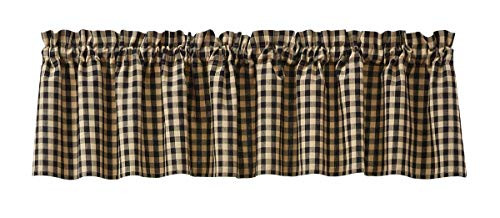 Park Designs Berry Gingham Lined Valance