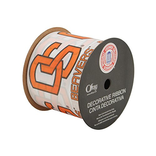 Offray Oregon State University Beavers Fabric, 2-1/2" X 9FT Ribbon