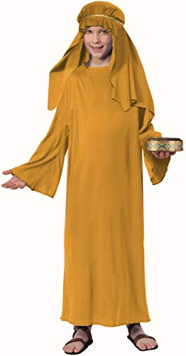 Forum Novelties Biblical Times Shepherd Gold Costume Robe, Child Medium