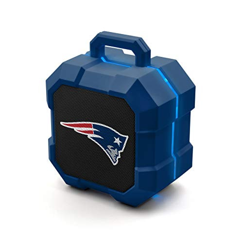 NFL Prime Brands Group ShockBox Bluetooth Speaker, New England Patriots