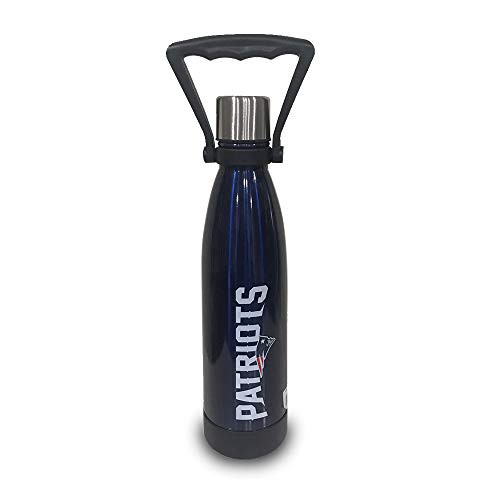 Boelter New England Patriot Navy Stainless Steel Ultra Water Bottle/Coffee Tumbler 17 Oz