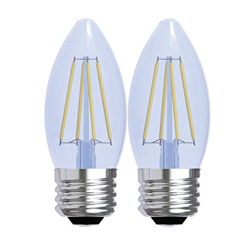 GE Lighting Reveal HD LED  3.2-watt (40-watt Replacement), 240-Lumen Blunt Tip Light Bulb with Medium Base, 2-Pack