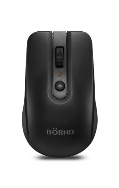 Bornd 2.4GHz Optical Wireless Mouse, Black (C190 BLACK)