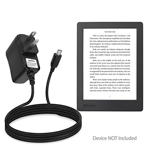Kobo Aura H2O (2017) Charger, BoxWave [Wall Charger Direct] Wall Plug Charger for Kobo Touch 2.0 | Aura H2O (2017), One