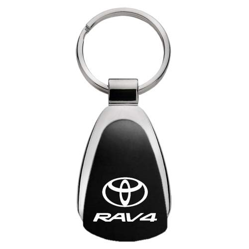 Toyota RAV4 Black Tear Drop Key Chain