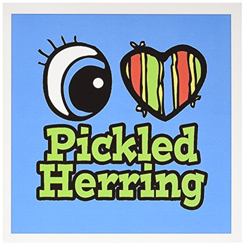 3dRose Bright Eye Heart I Love Pickled Herring - Greeting Cards, 6 x 6 inches, set of 6 (gc_106383_1) 3dRose Bright Eye Heart I Love Pickled Herring - Greeting Cards, 6 x 6 inches, set of 6 (gc_106383_1)