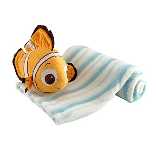 Disney Finding Nemo Plush and Blanket, Blue