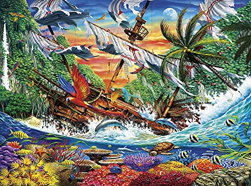 Buffalo Games - Marine Color - Shipwreck Reef - 1000 Piece Jigsaw Puzzle