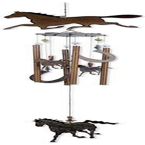 Sunset Vista Designs Horsing Around Horse Wind Chime, Large