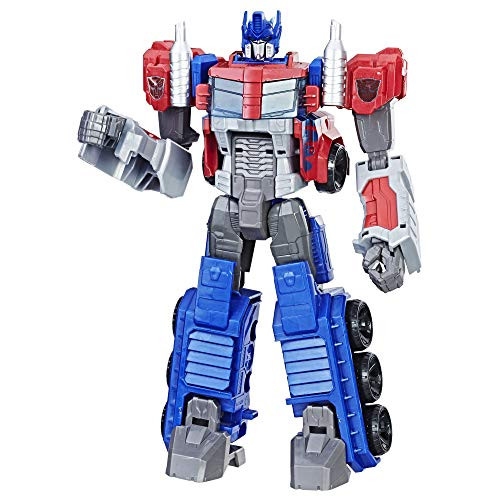 Transformers Toys Heroic Optimus Prime Action Figure - Timeless Large-Scale Figure, Changes into Toy Truck - Toys for Kids 6 and Up, 11-inch(Amazon Exclusive)