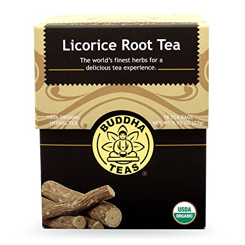 Buddha Teas Licorice Root Tea, 18 Count (Pack of 6)