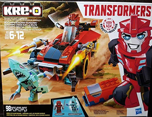 Transformers Kre-O Robots in Disguise SIDESWIPE Roadway Rundown Construction Set