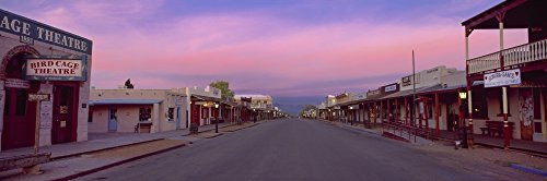 Buildings both side of street Tombstone Cochise County Arizona USA Poster Print (36 x 12)