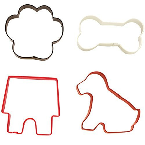 Wilton Colored Metal Cutter Sets, Pet, Set of 4