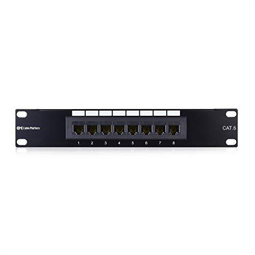 Cable Matters UL Listed 8-Port Cat6 Patch Panel with Mounting Bracket