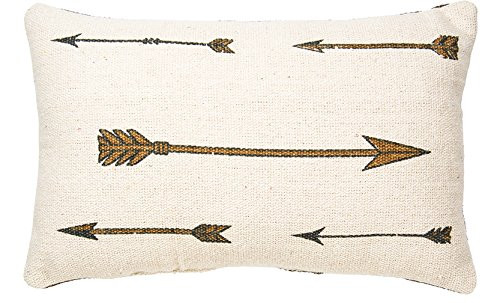 Primitives by Kathy Throw Pillow, 19 x 12-Inch, Double Sided Arrows