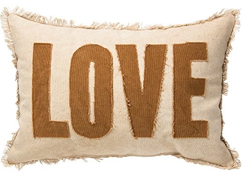 Primitives by Kathy Decorative Love Throw Pillow, 15" x 10" Primitives by Kathy Decorative Love Throw Pillow, 15" x 10"