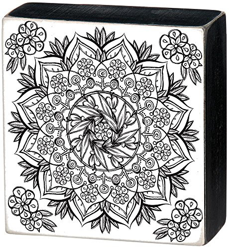 Primitives by Kathy 32161 Colorbook Box Sign, 8" x 8", Energy