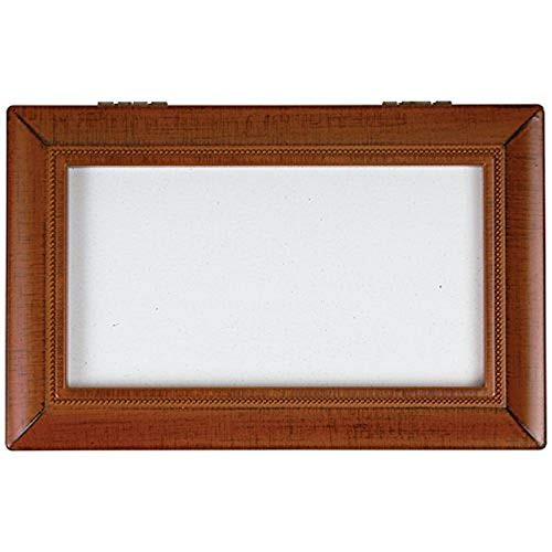 Carson Home Accents Small Woodgrain Music Box Plays Moonlight Sonata
